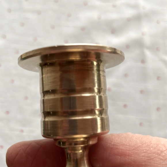VTG 1960’s Brass Candlesticks - Picture 3 of 3